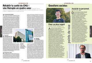 Magazine La Vie N°3767, novembre 2017, CHU de Caen.