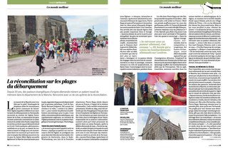Lucie Mach pour Magazine La Vie, 30 mai 2019, Ste-Mère-Eglise.