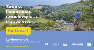 Campagne de communication 2021 de Normandie Tourisme. Photo: Lucie Mach